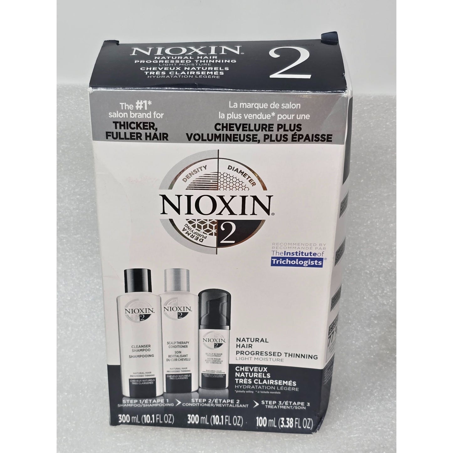 Nioxin System 2 Kit For Natural Hair  Shampoo Conditioner Treatment