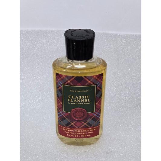 Bath & Body Works Men's Collection Classic Flannel 3-in-1 Hair Face & Body Wash