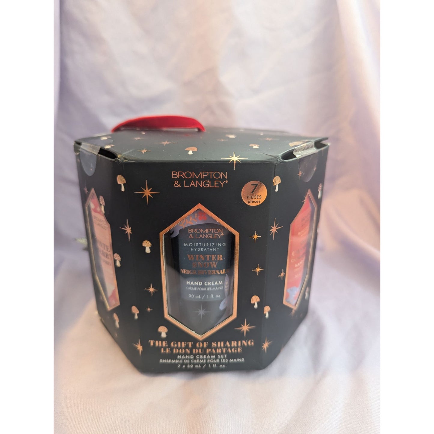 Brompton & Langley Hand Cream Set Winter Snow Cranberry Peppermint Pine Vanilla