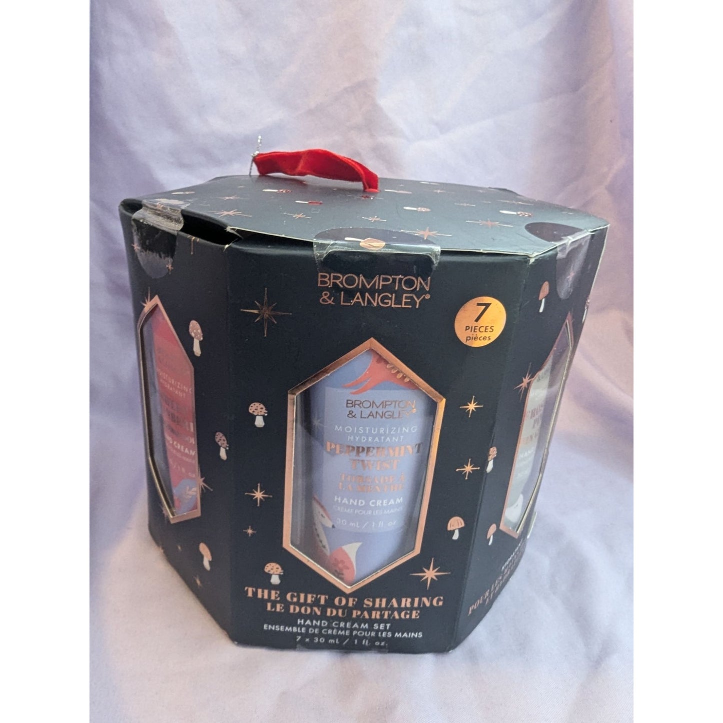 Brompton & Langley Hand Cream Set Winter Snow Cranberry Peppermint Pine Vanilla