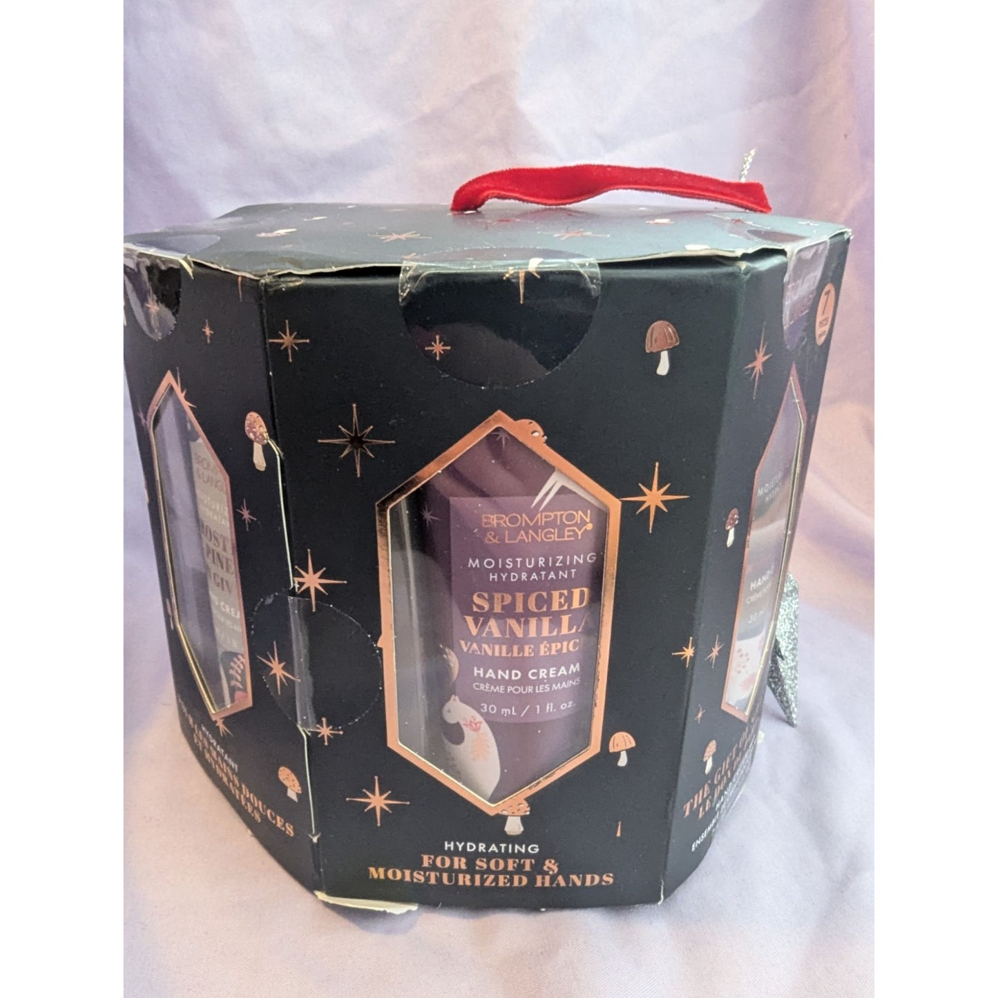 Brompton & Langley Hand Cream Set Winter Snow Cranberry Peppermint Pine Vanilla