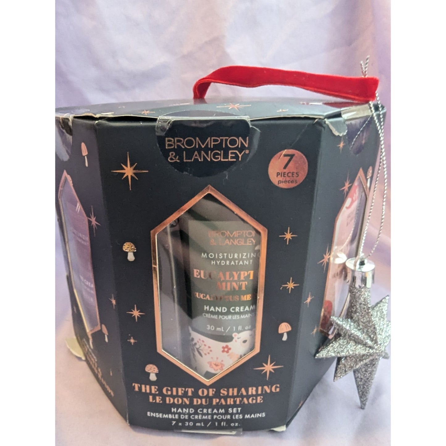 Brompton & Langley Hand Cream Set Winter Snow Cranberry Peppermint Pine Vanilla