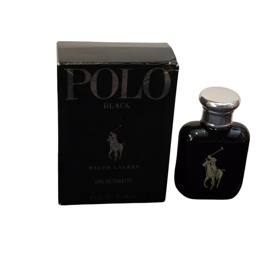 Ralph Lauren Polo Black Eau De Toilette Cologne 0.5 Fl Oz