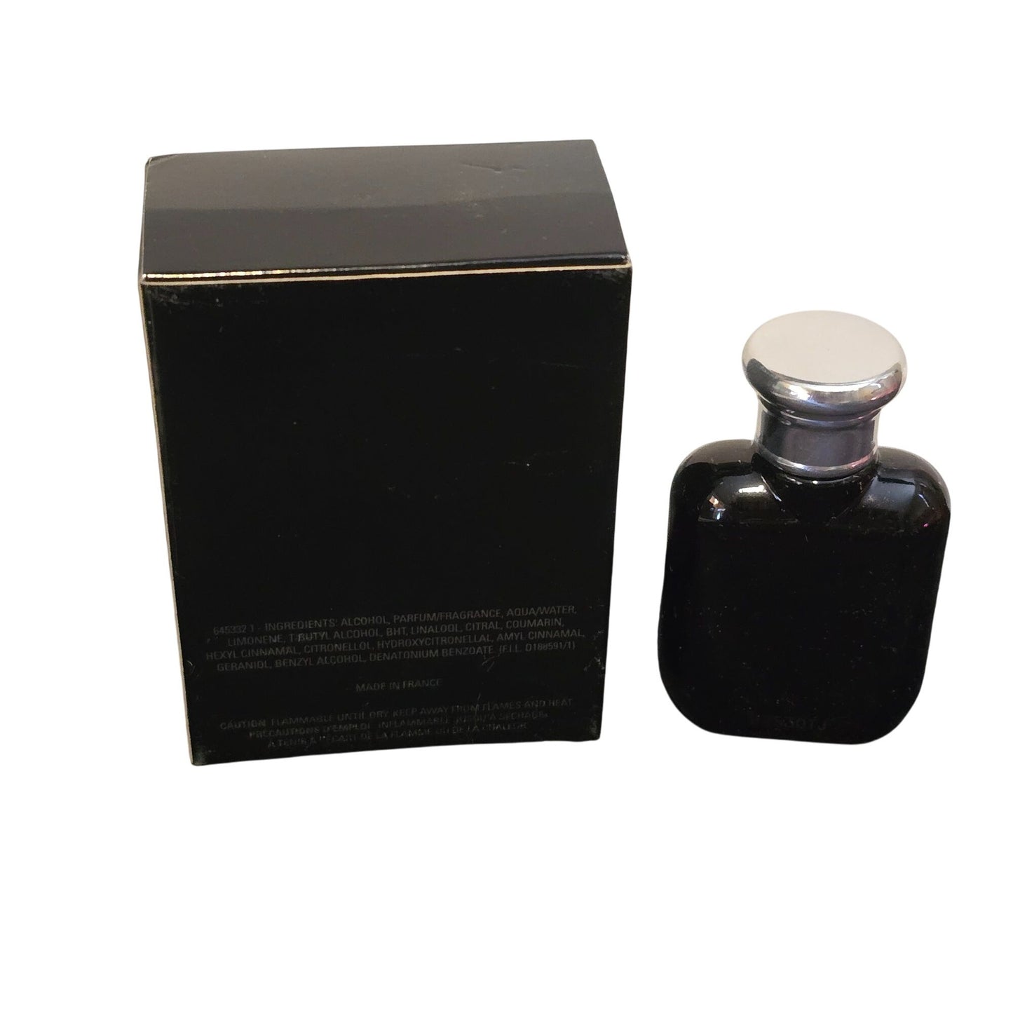 Ralph Lauren Polo Black Eau De Toilette Cologne 0.5 Fl Oz
