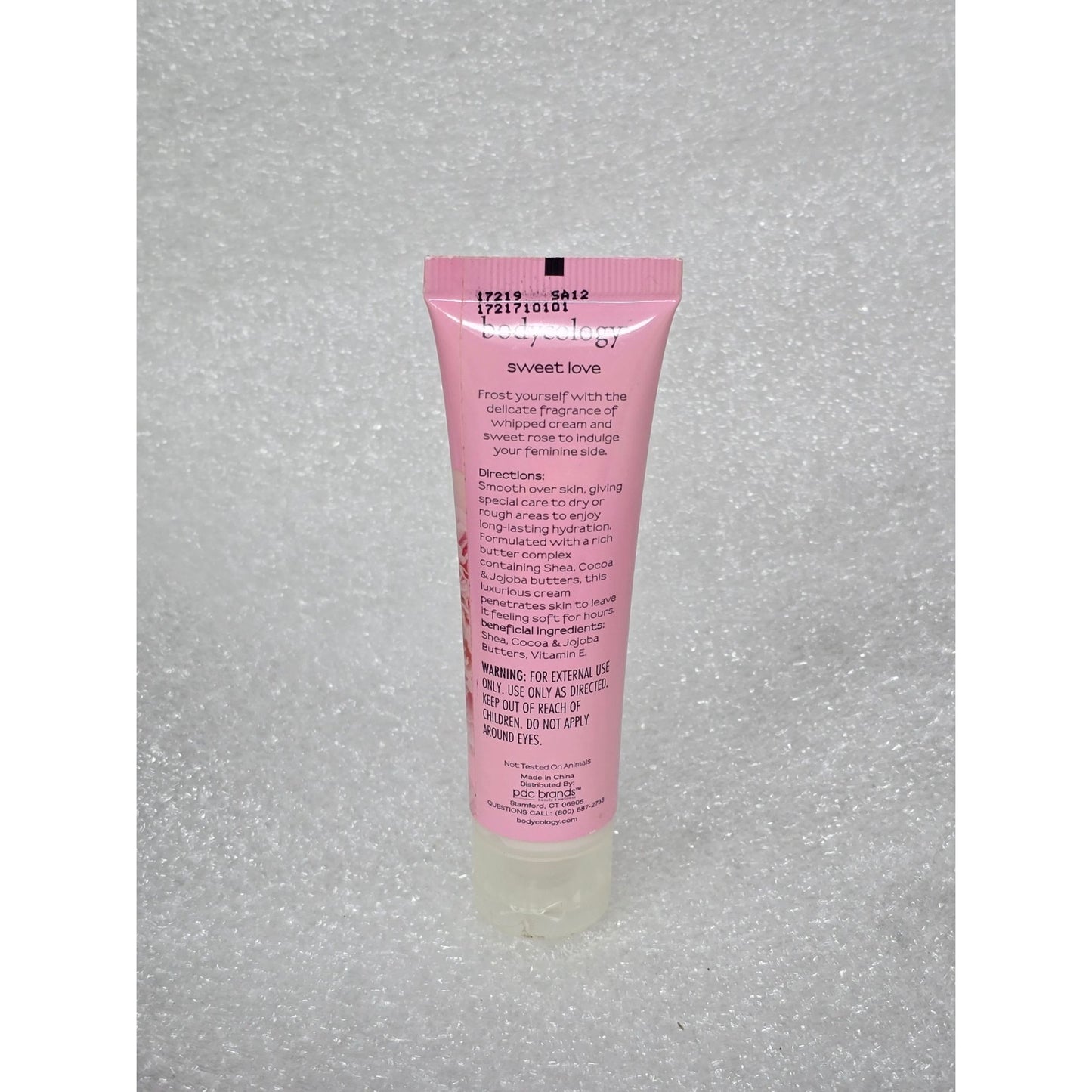 Bodycology Sweet Love 1 Oz Moisturizing Body Cream Rich Butter Complex Travel Sz