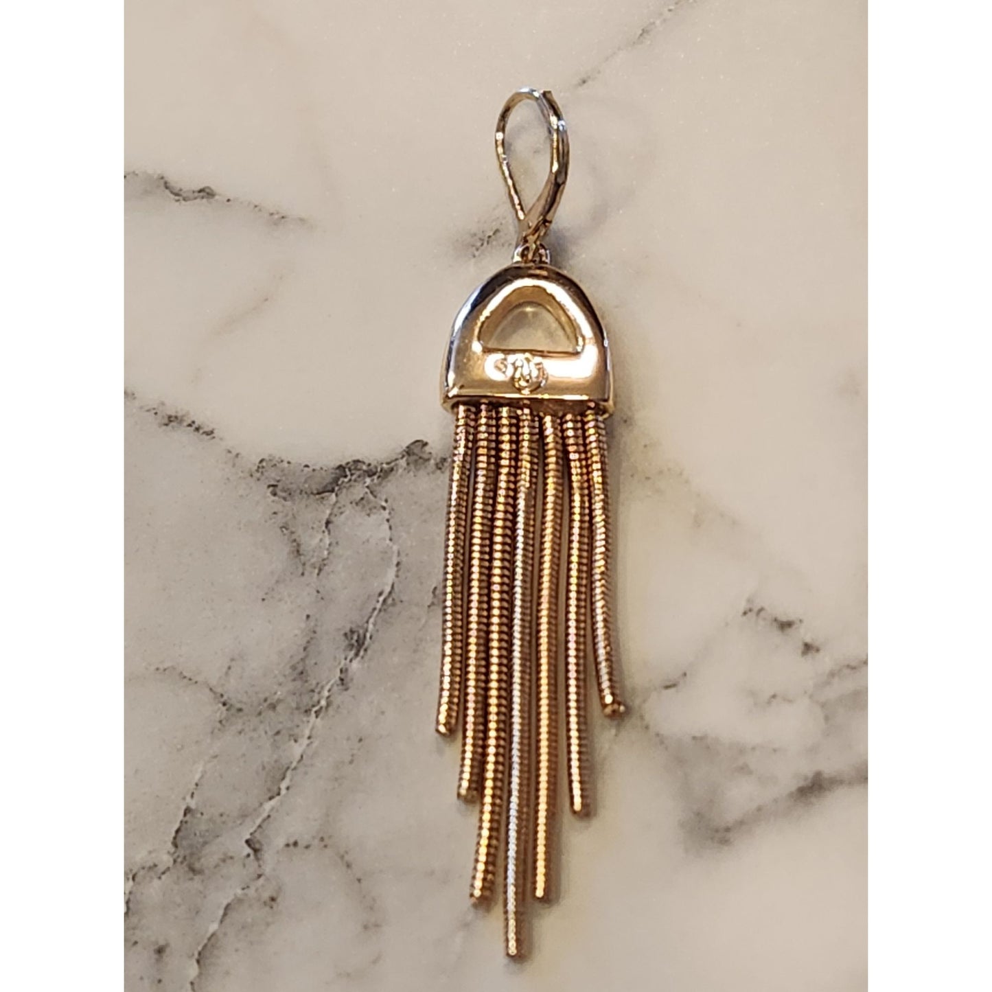 Gloria Vanderbilt Gold-Tone Dangle Earrings With Fringe Design