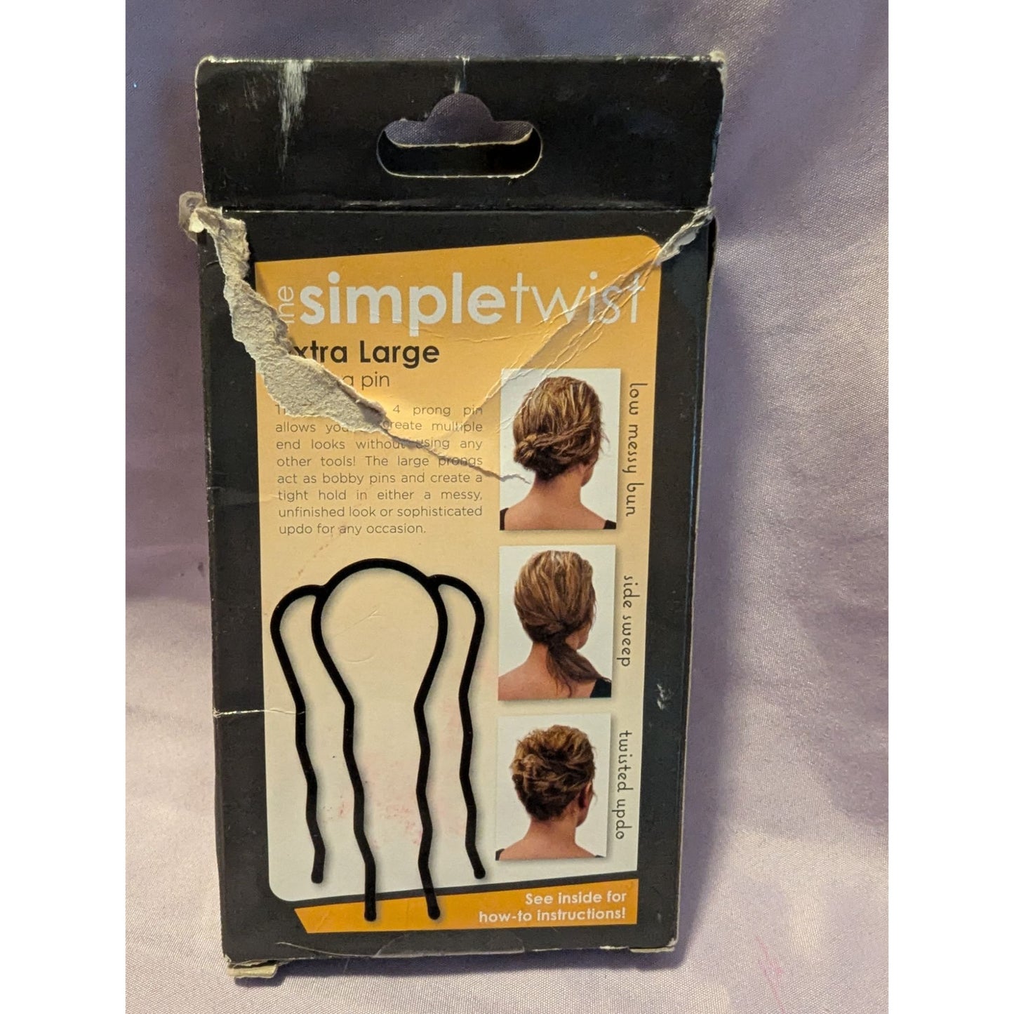 Remington The Simple Twist Extra Large 4-Prong Pin For Hair Styling