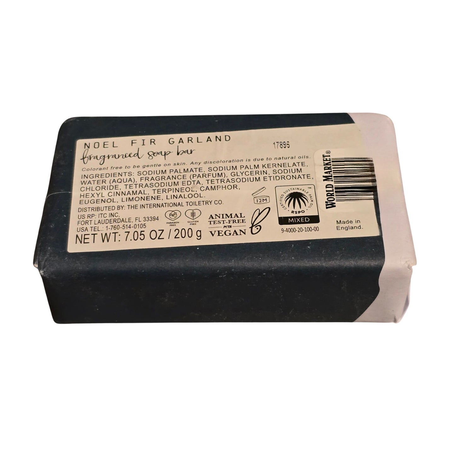 Addison & Gates Noel Fir Garland Fragranced Soap Bar 7.05 Oz