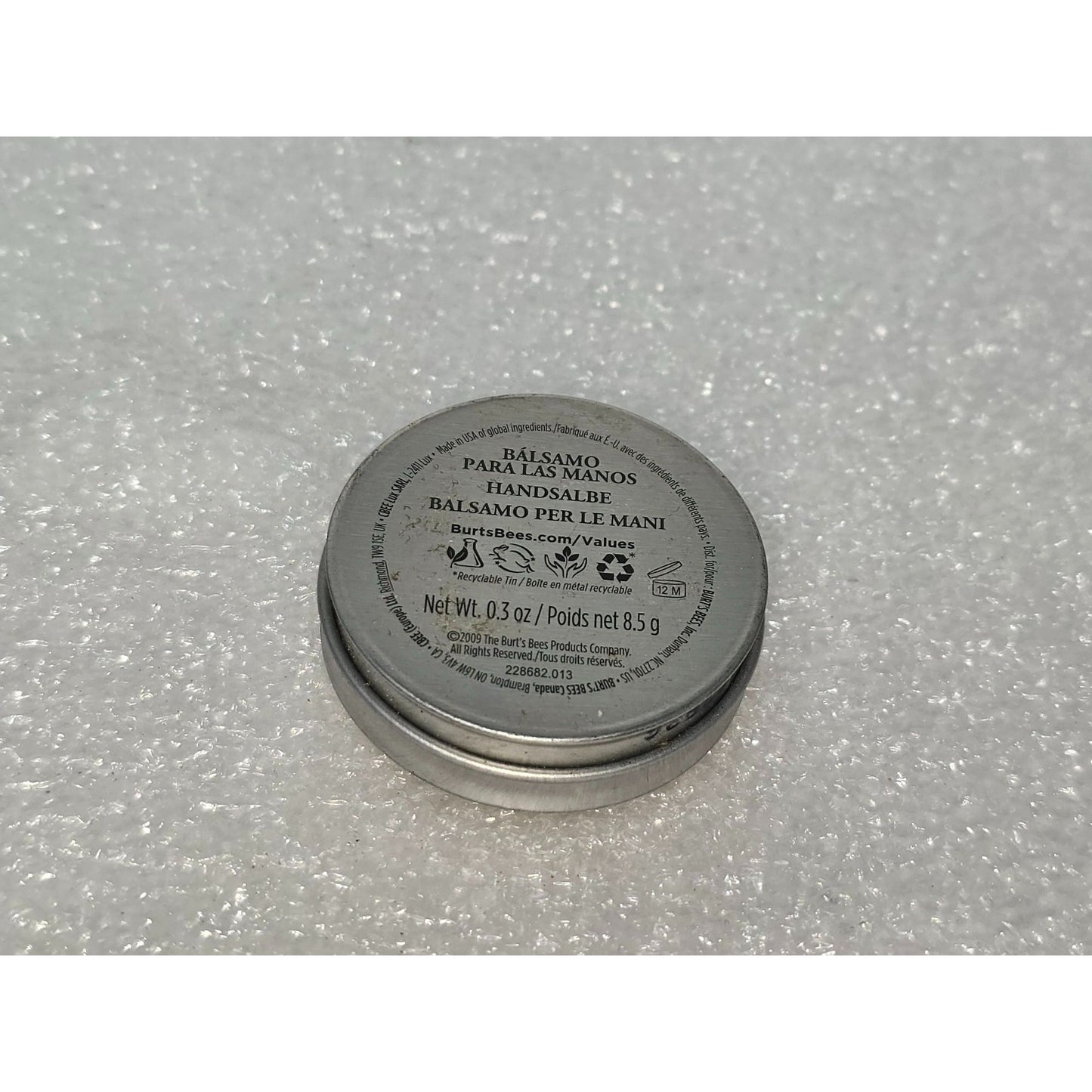 Burts Bees Hand Salve 0.3 Oz Travel Size Tin