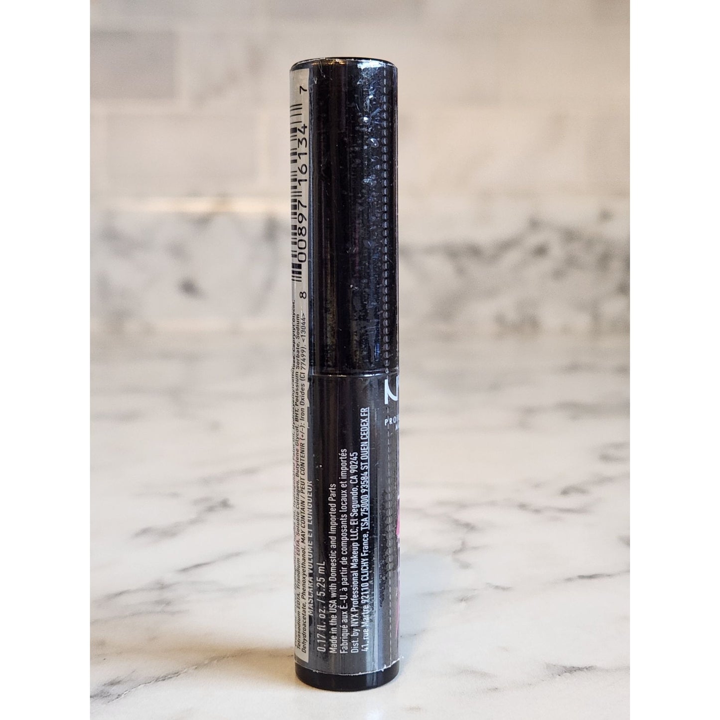 Nyx Worth The Hype Volumizing & Lengthening Mascara .17 oz Black Travel Size