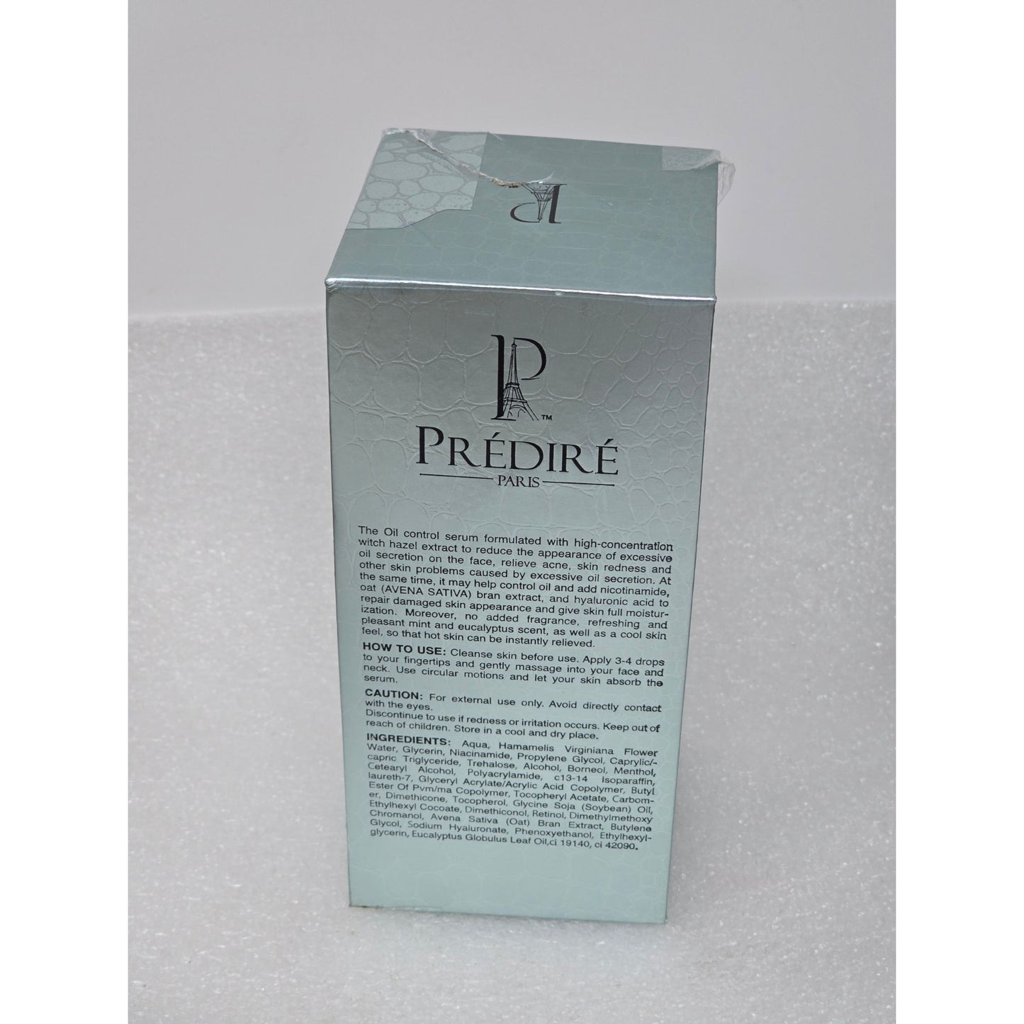 Predire Paris Oil Control Cooling Serum For Acne Skin Redness & Oil Reduction