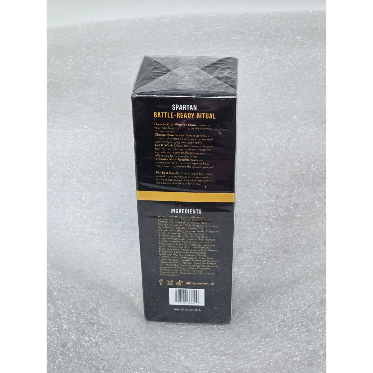 Spartan Root Activator Shampoo 6.8 oz Promotes Growth Healthier Voluminous Hair