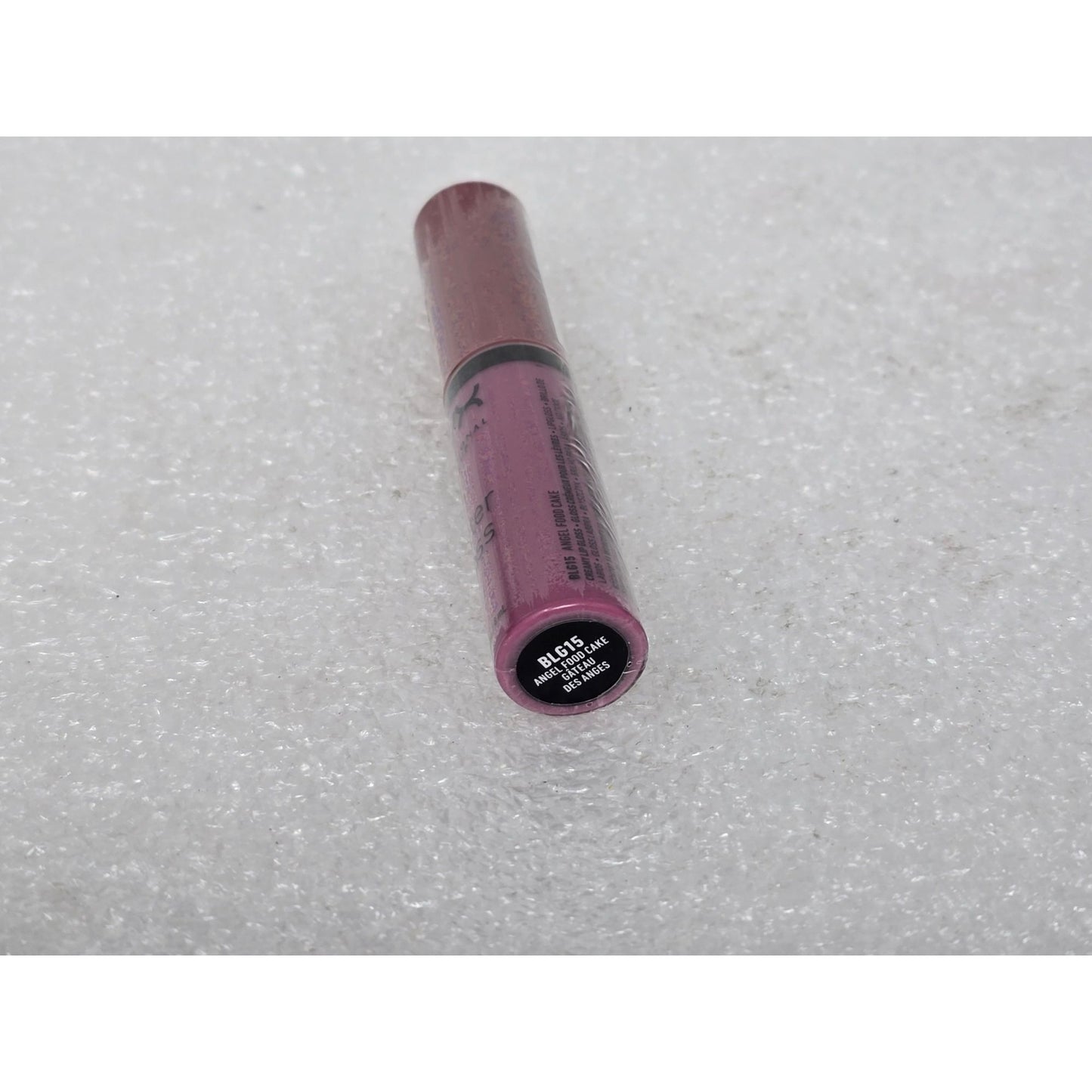 NYX Butter Lip Gloss Angel Food Cake Pink Mauve Smooth Non-Sticky Formula