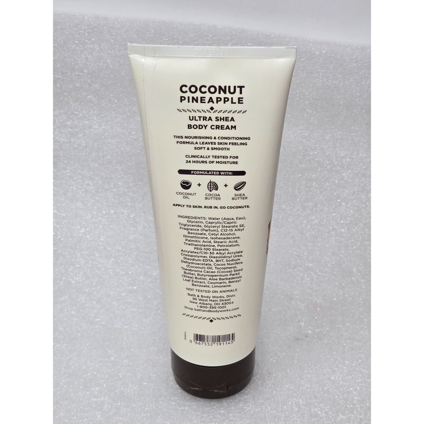 Coconut Pineapple Shea Body Cream Coconut Oil & Cocoa Butter Bath & Body Works