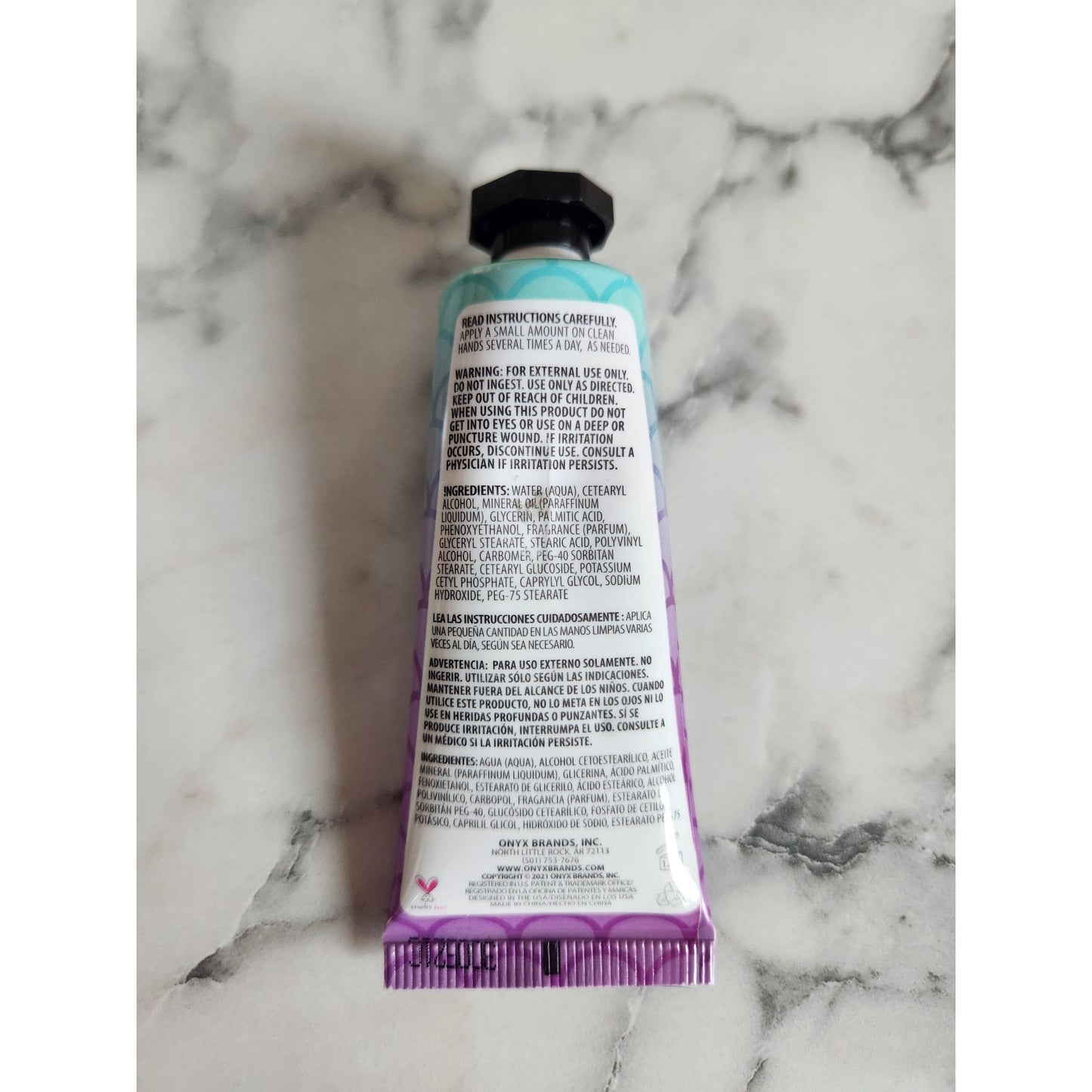 Onyx Professional Mermaid Goals Hand Cream 0.8 Fl Oz Coconut Lime Scent