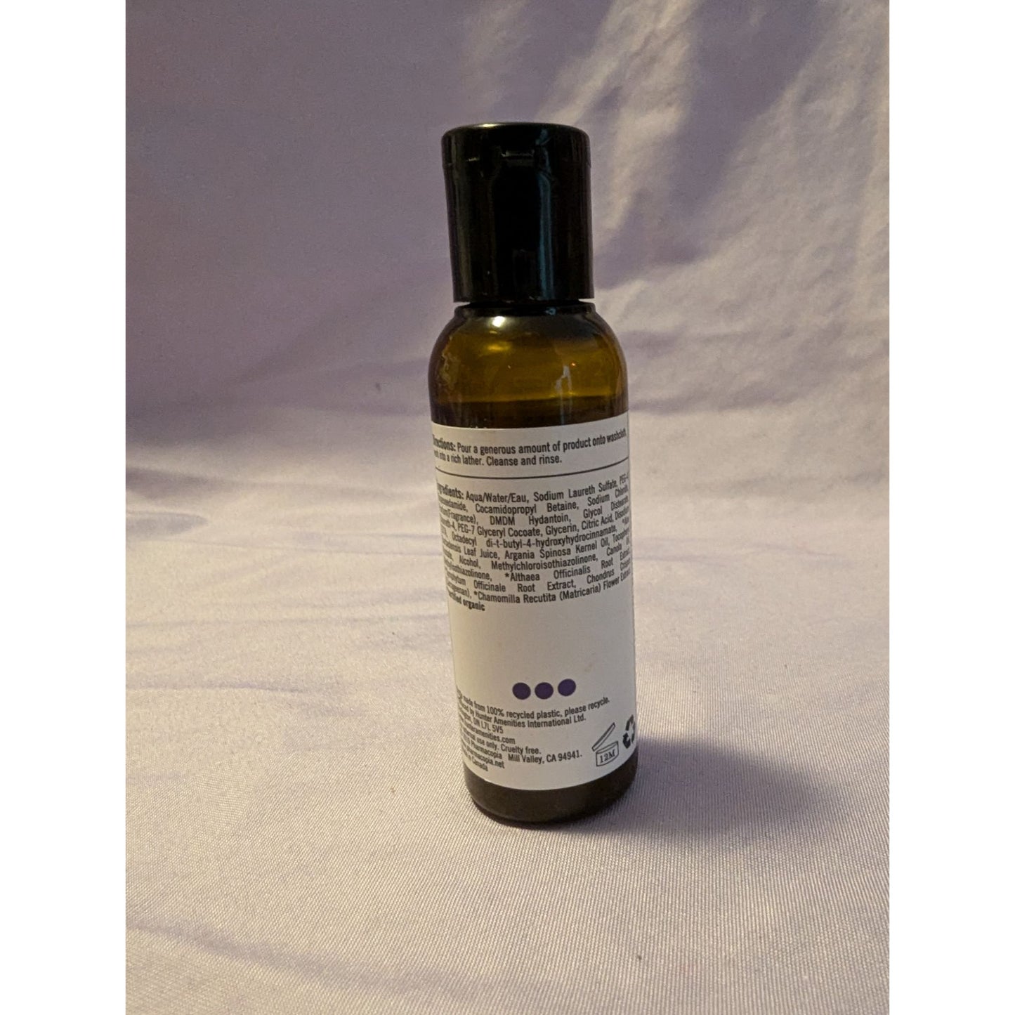 Pharmacopia Argan Oil Body Wash 1 Fl Oz - Travel Size Vegan Aloe Vera