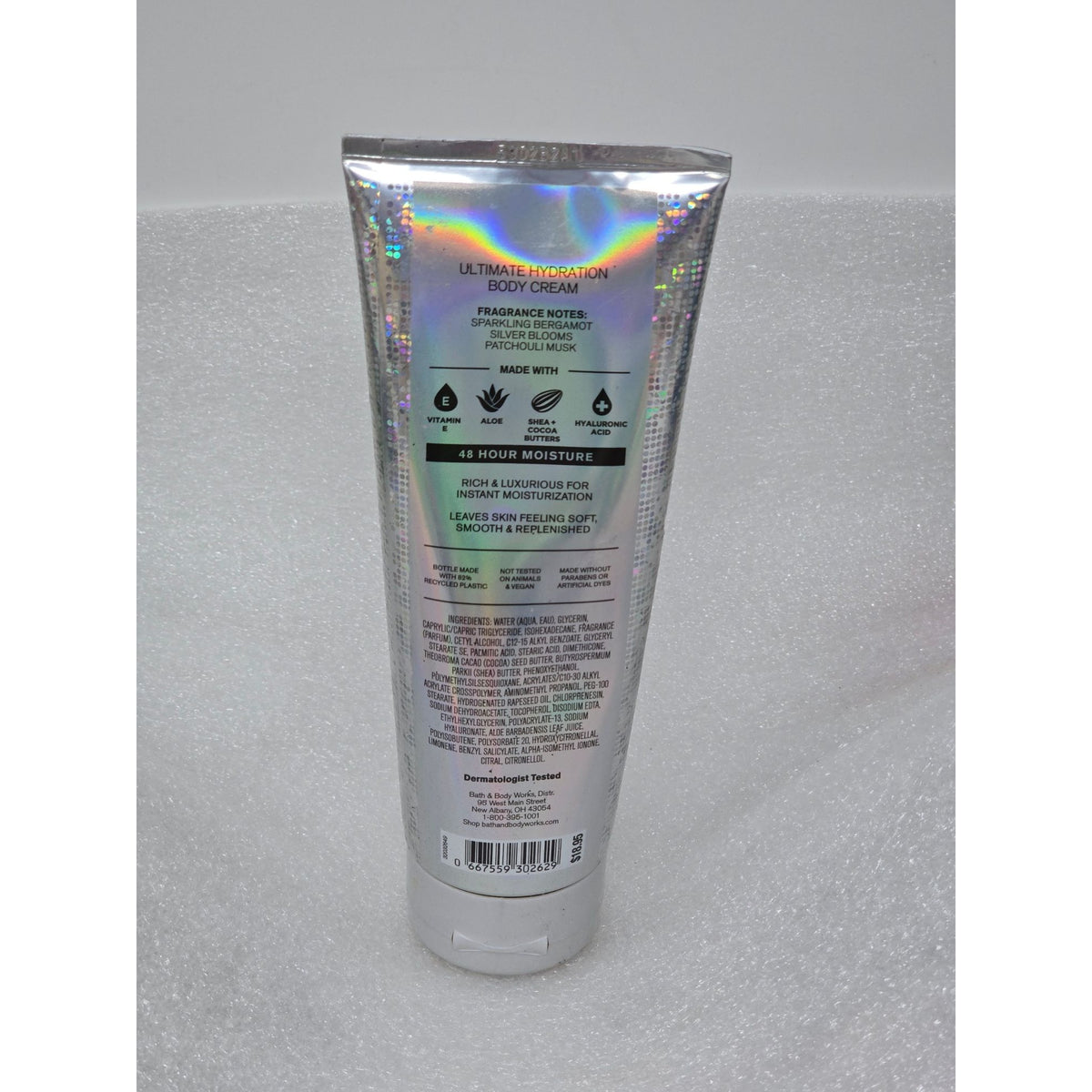 Bath & Body Works Platinum Ultimate Hydration Body Cream 8 Oz 48-Hour Moisture