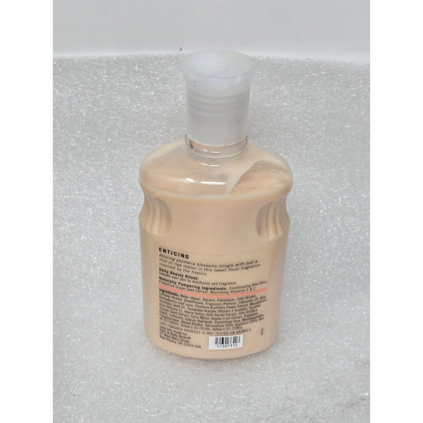 Bath & Body Works Pleasures Plumeria Body Lotion 8 Fl Oz Rare Retired