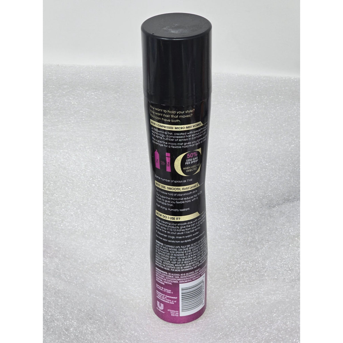 TRESemme Compressed Micro Mist Smooth Hold Level 2 Hair Spray Invisible Hold
