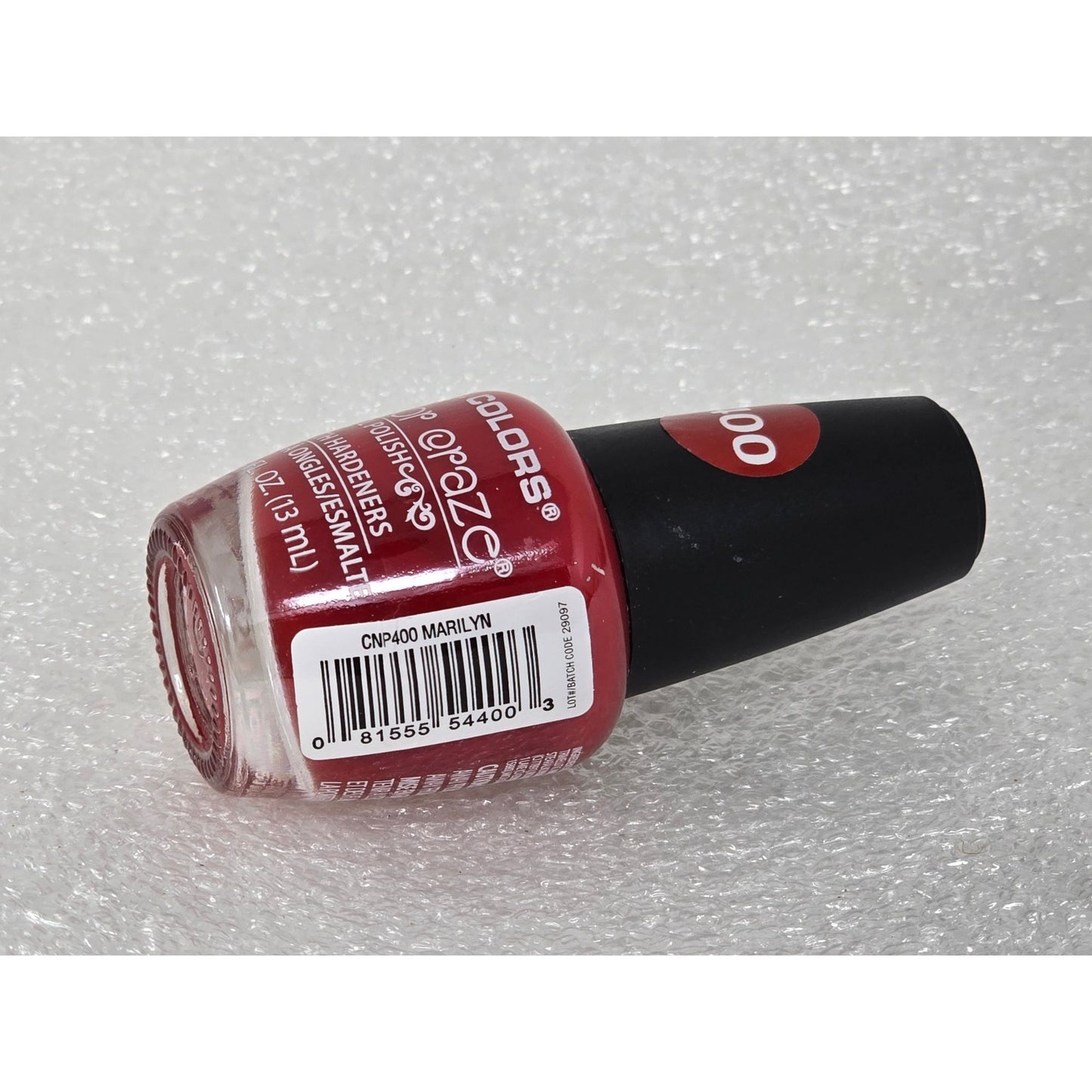 L.A. Colors Color Craze Nail Polish With Hardeners Marilyn 400 0.44 Fl Oz Red