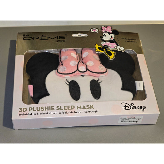 Disney Minnie Mouse 3D Plushie Sleep Mask By The Crème Shop