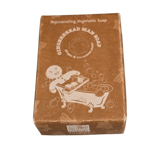 Ten Thousand Villages Gingerbread Man Rejuvenating Soap Ginger & Cinnamon