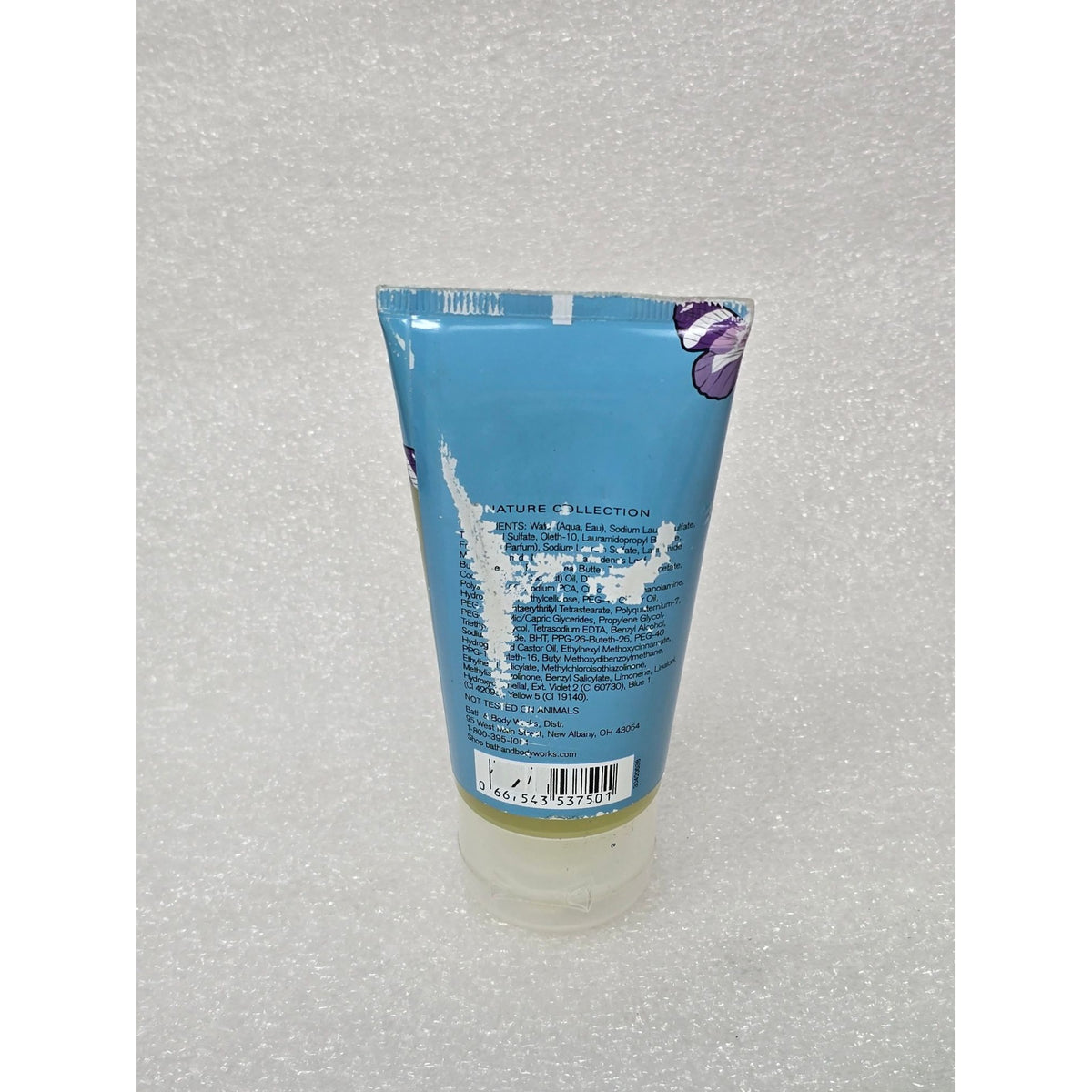 Bath & Body Works Bali Blue Surf Shea & Vitamin E Shower Gel 2.5 Oz Travel Size