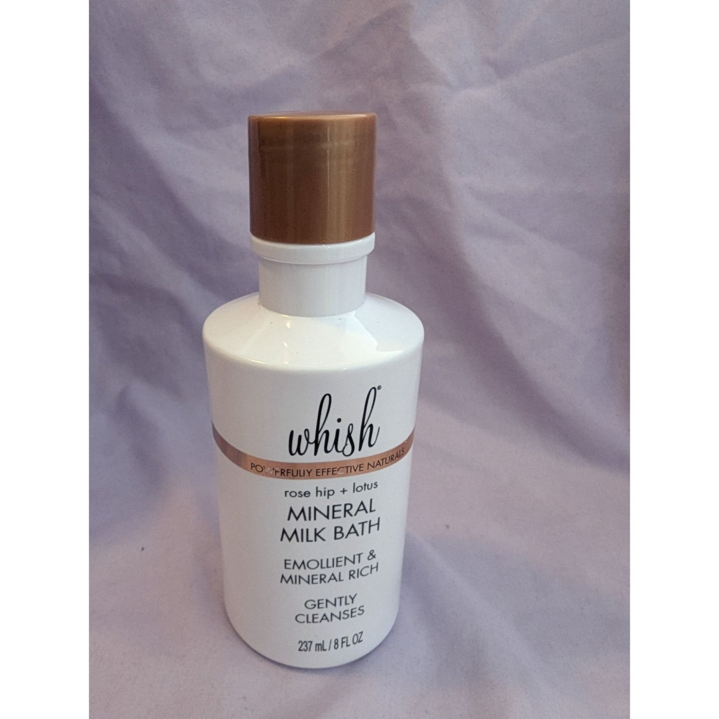 Whish Rose Hip & Lotus Mineral Milk Bath 237ml / 8 Fl Oz