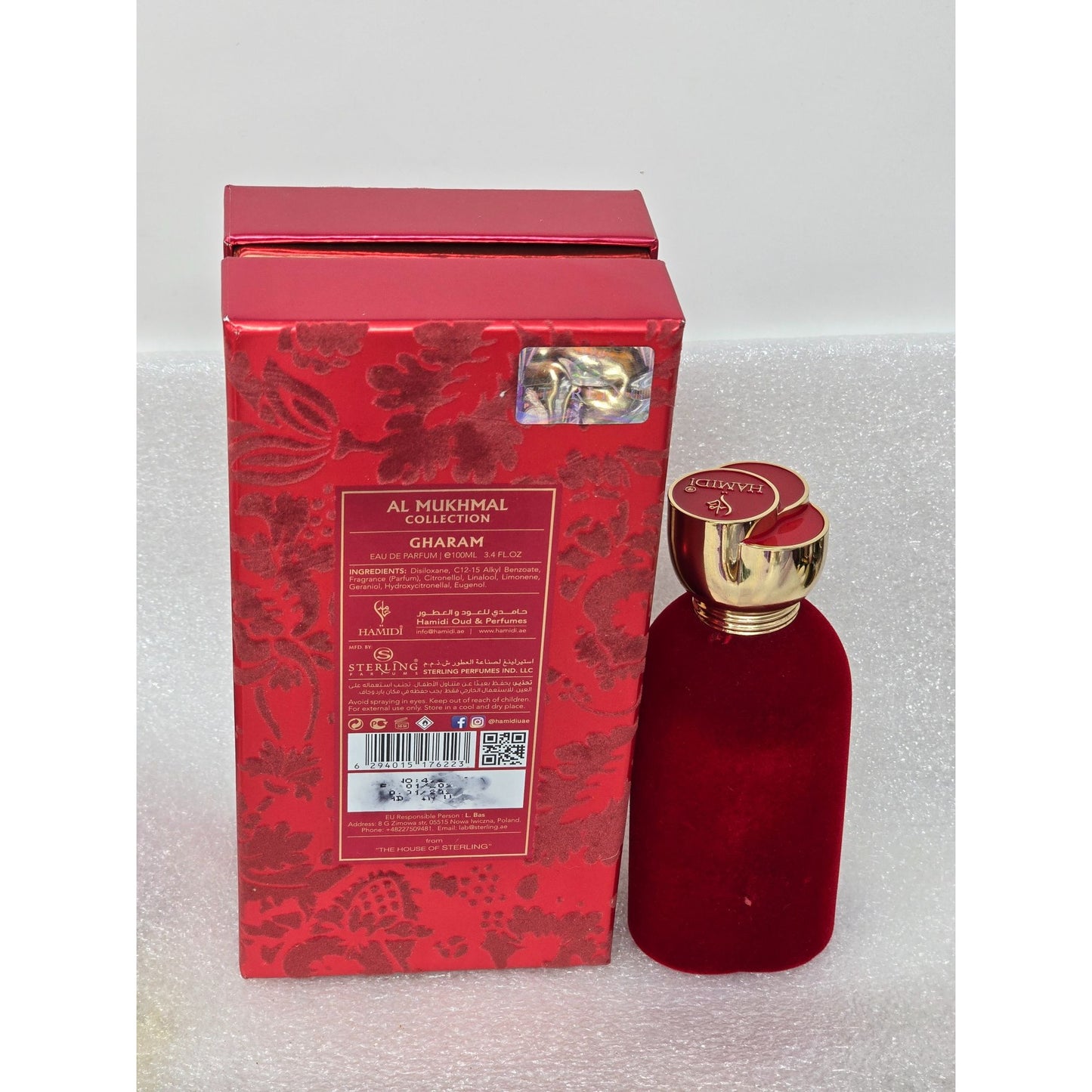 Al Mukhlmal Collection Gharam Eau De Parfum 3.4 oz By Hamidi