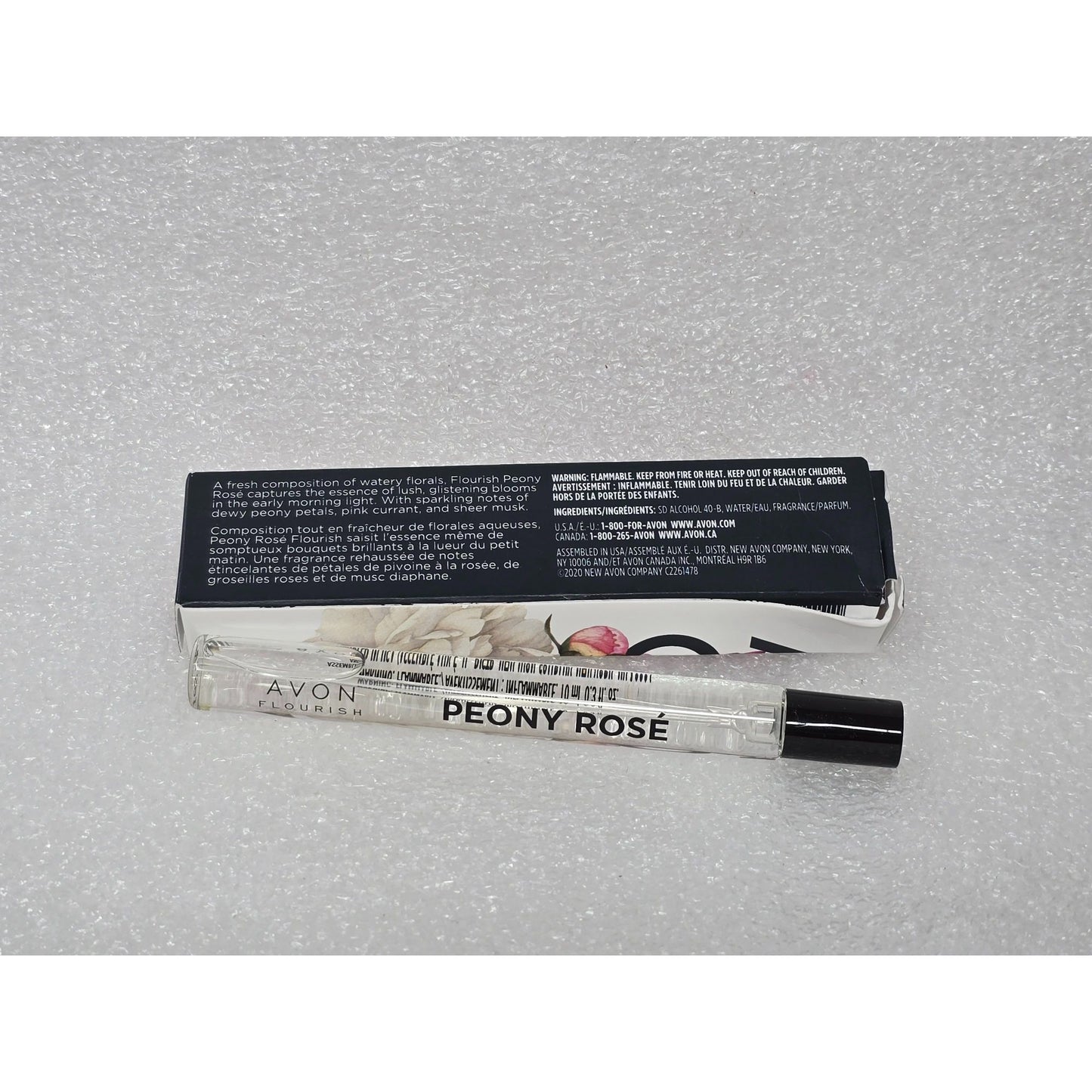 Avon Flourish Peony Rosé Eau De Parfum Perfume Spray 0.3 Fl Oz