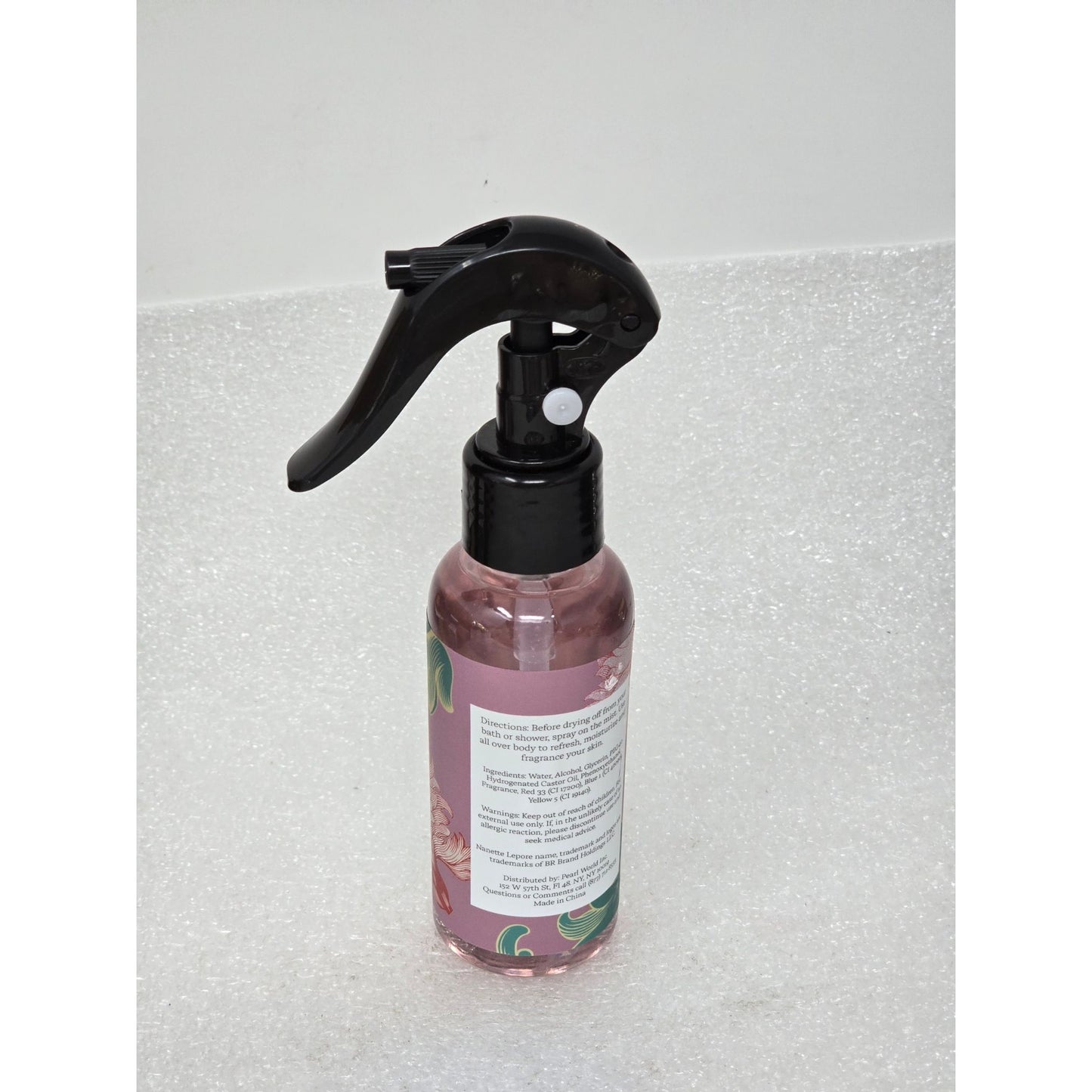 Nanette Lepore Pink Peony Body Mist Refreshing Floral Fragrance Spray 2.97 oz