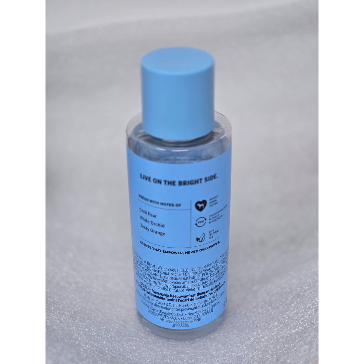 Victoria's Secret Cool & Bright Body Mist Chill Pear White Orchid Zesty Orange