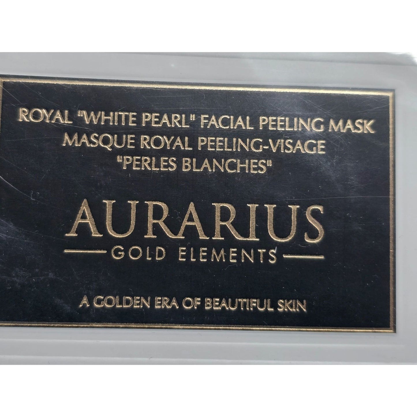 Royal "White Pearl" Facial Peeling Mask By Aurarius Gold Elements 2.04 Fl Oz