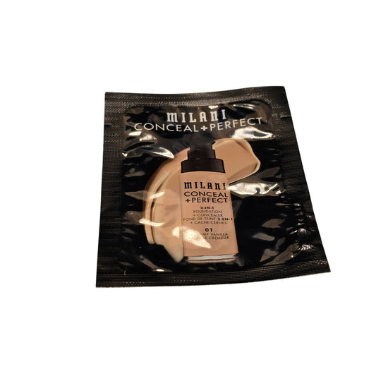 Milani Conceal + Perfect 2-In-1 Foundation & Concealer Sample 01 Creamy Vanilla