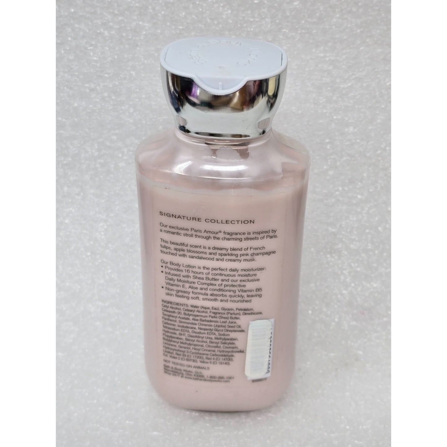 Bath & Body Works Paris Amour 8 Oz Shea & Vitamin E Body Lotion