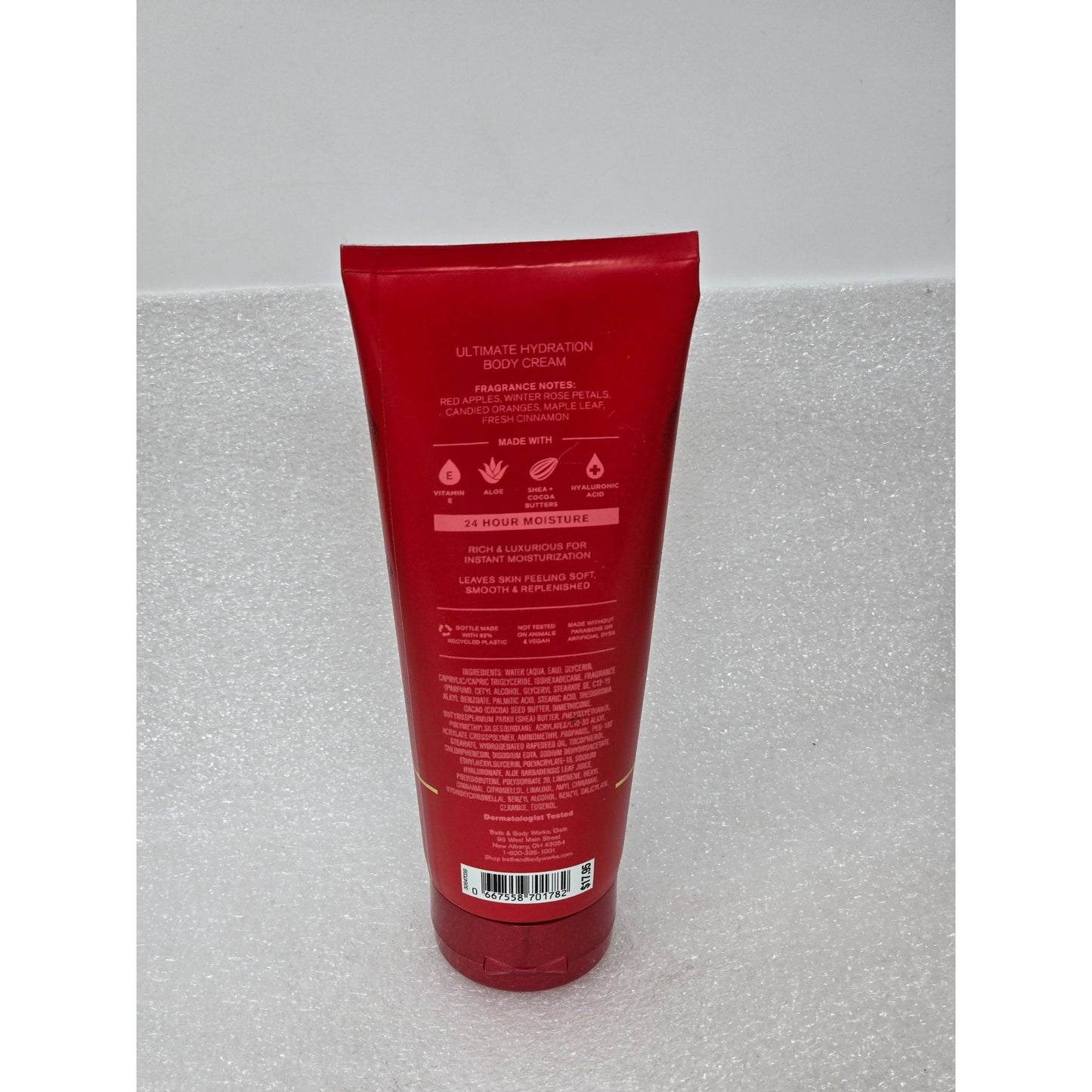 Bath & Body Works Winter Candy Apple Ultimate Hydration Body Cream 8 Oz