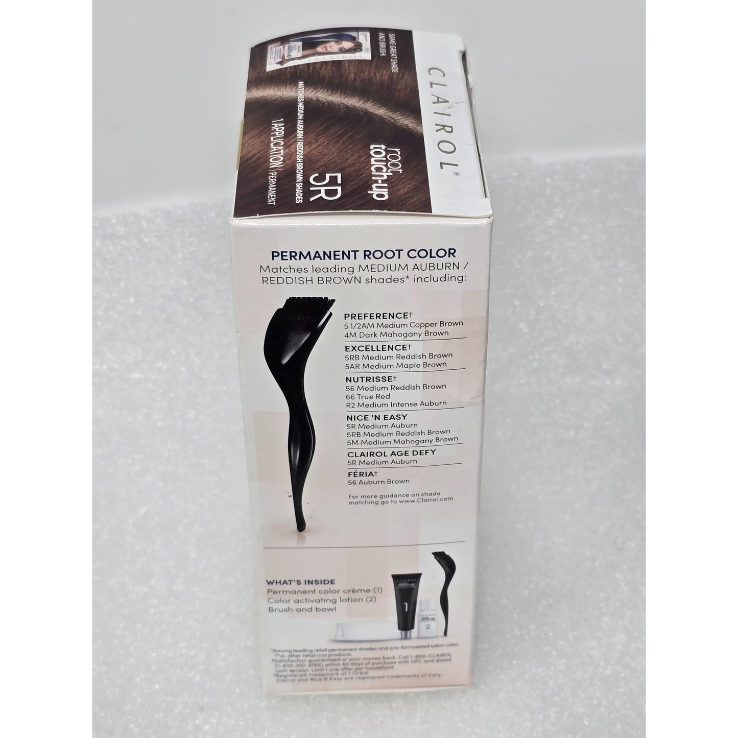 Clairol Root Touch-Up Permanent Creme 5R Medium Auburn/Reddish Brown 1 Application