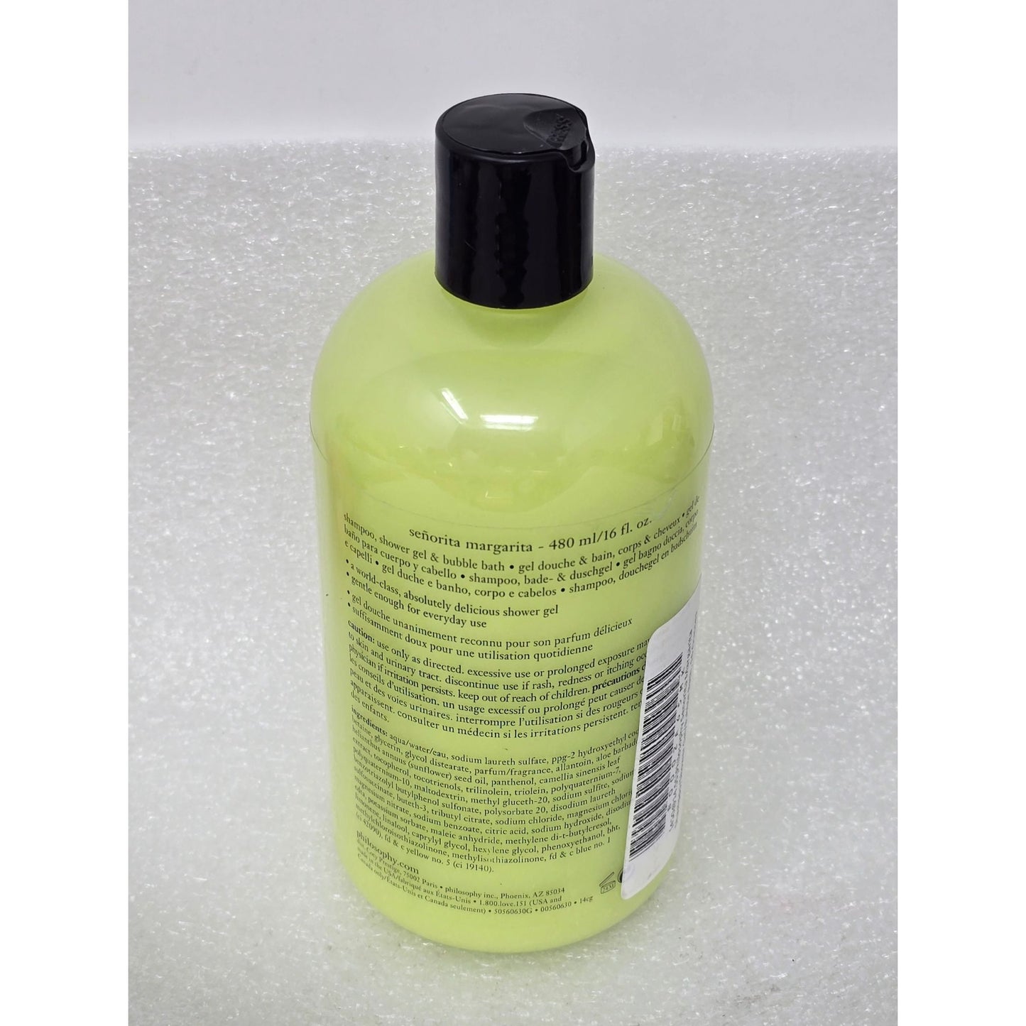 Philosophy Señorita Margarita Shampoo, Shower Gel & Bubble Bath 16oz Lime Scent