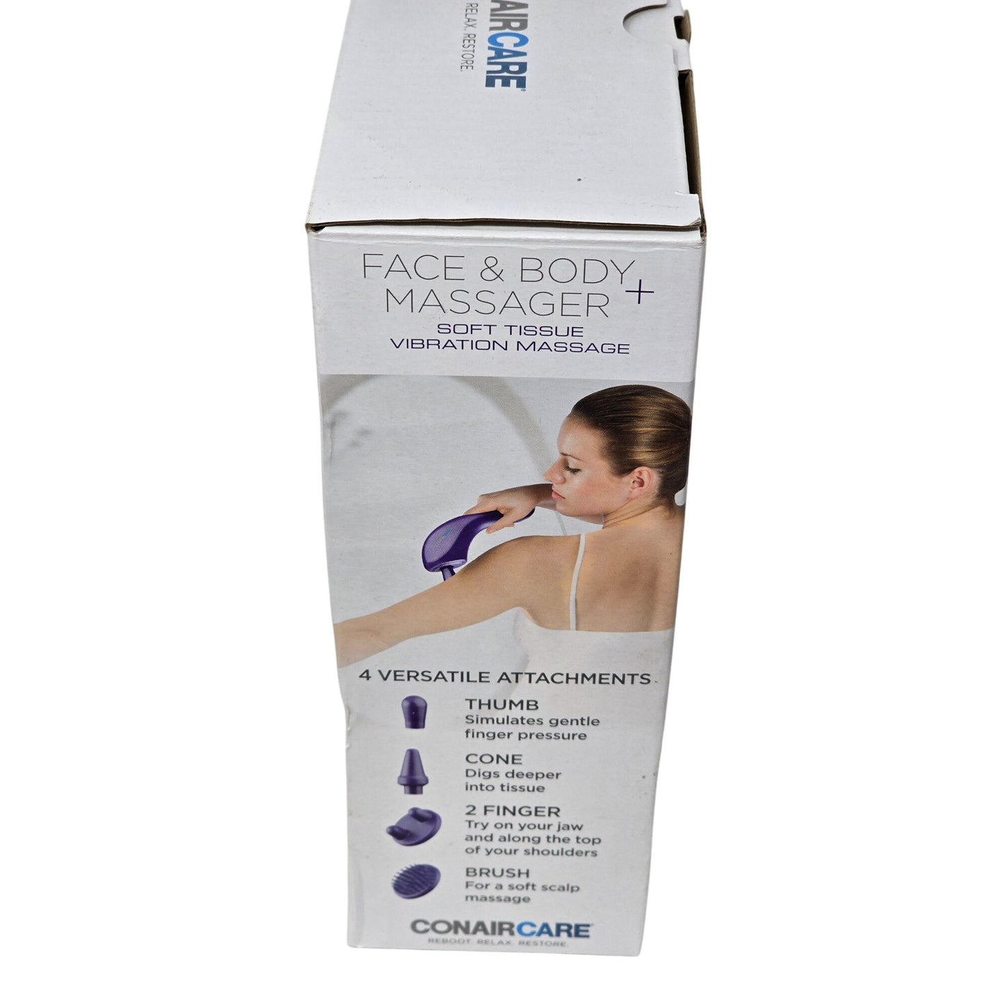Conair Care Face & Body Massager + With 4 Attachments & USB