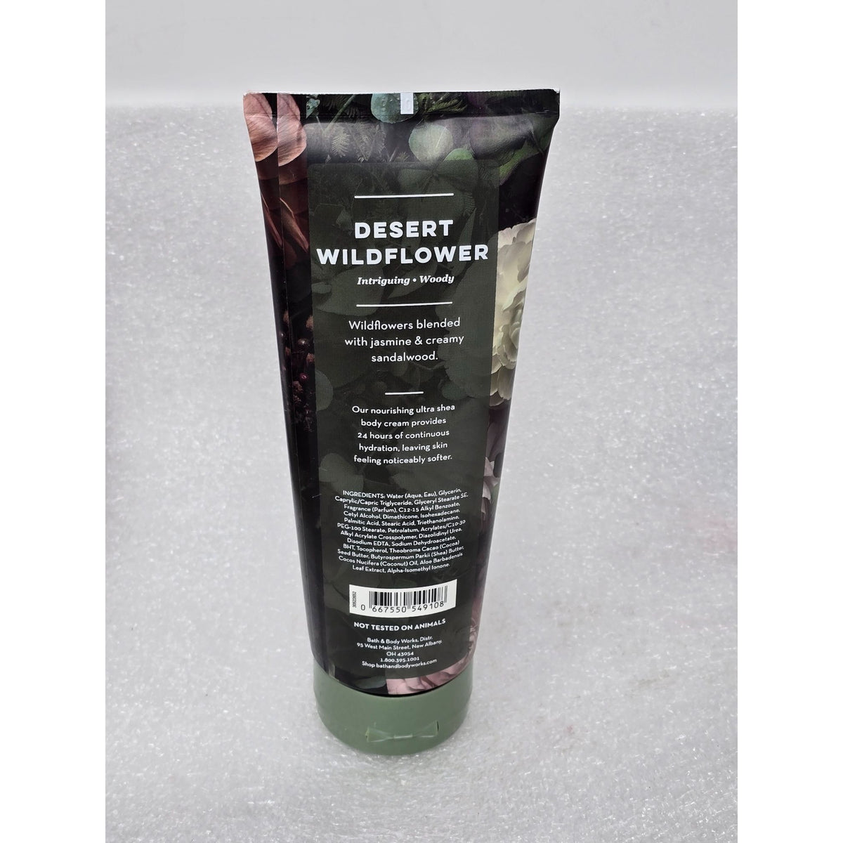 Bath & Body Works Desert Wildflower Ultra Shea Body Cream 24-Hr Moisture 8 Oz