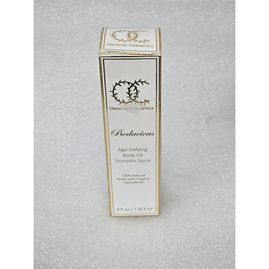 Organic Cosmetica Bodacious Age-Defying Pumpkin Spice Body Oil 4 Fl Oz