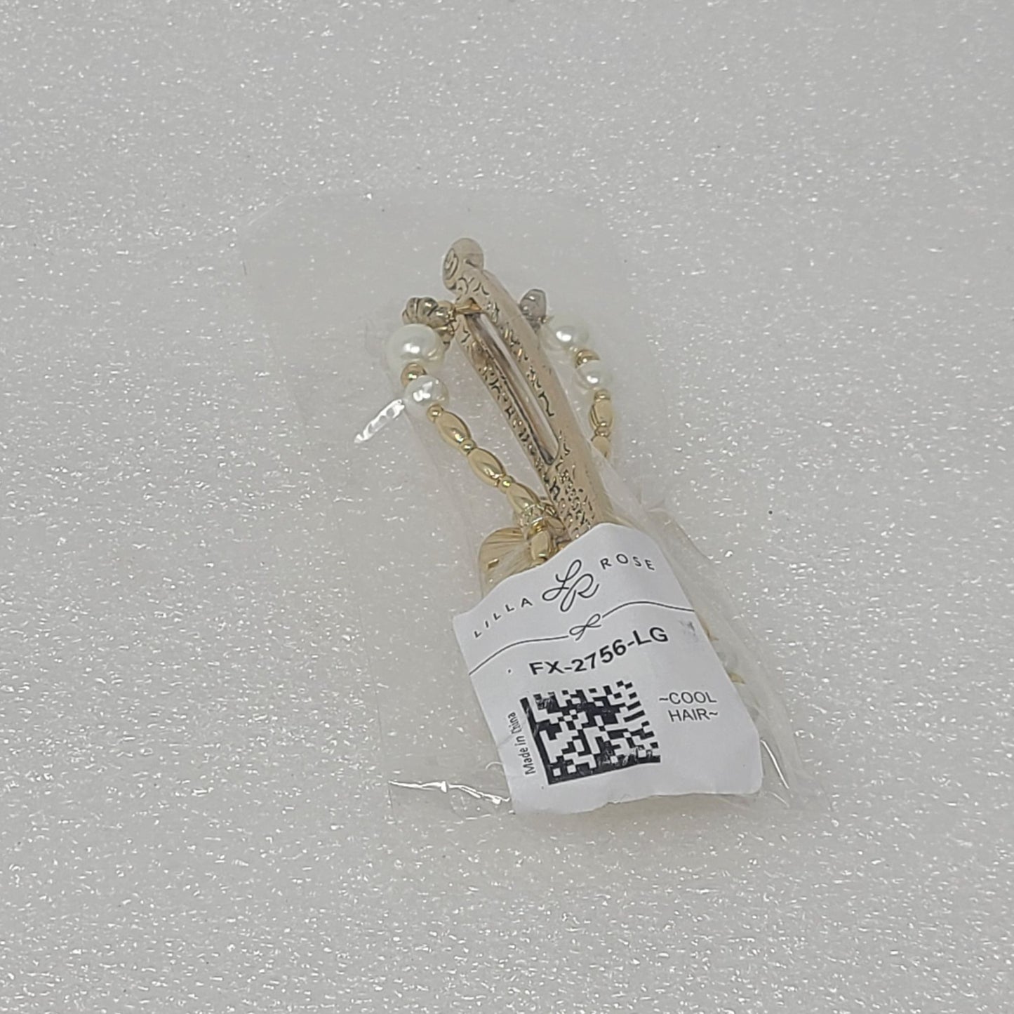 Lilla Rose Dogwood Gold Flexi Hair Clip FX-2756 L (Large) FX-2756-LG