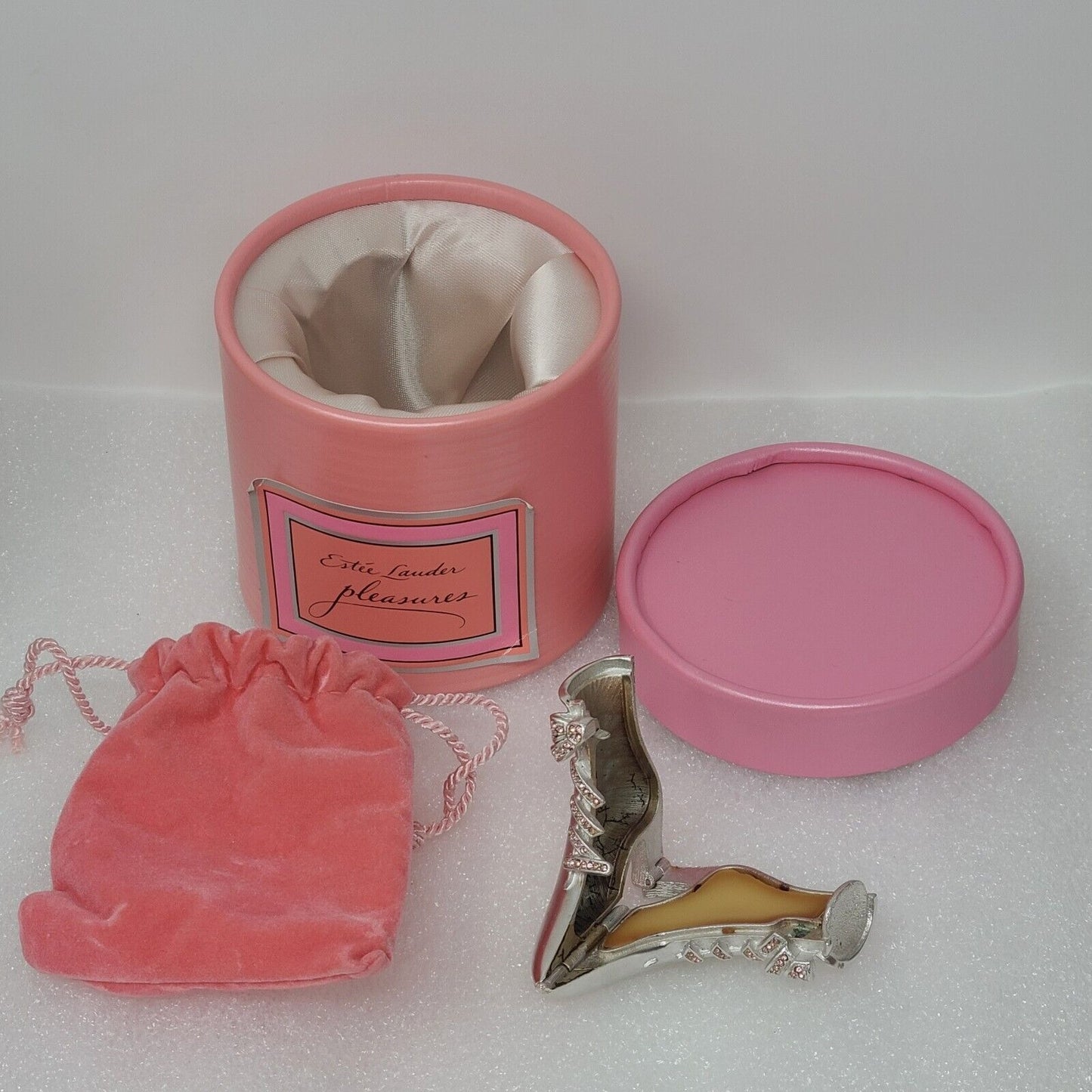 Vintage Estee Lauder Pleasures Victorian Boot Solid Perfume