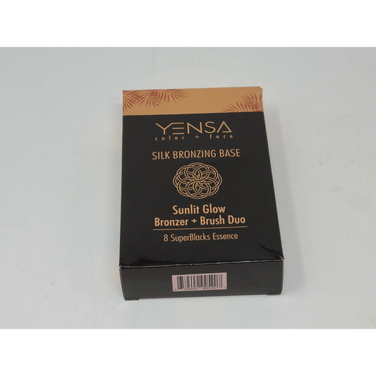 YENSA Silk Bronzing Base Sunlit Glow Bronzer + Brush Duo