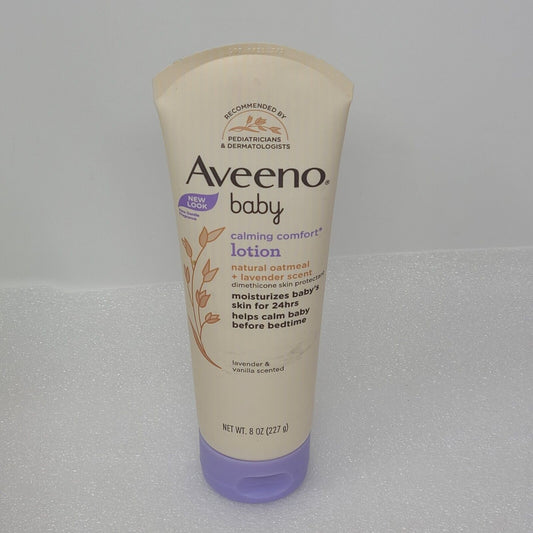 Aveeno Baby Calming Comfort Body Lotion with Natural Oatmeal and Lavender Scent