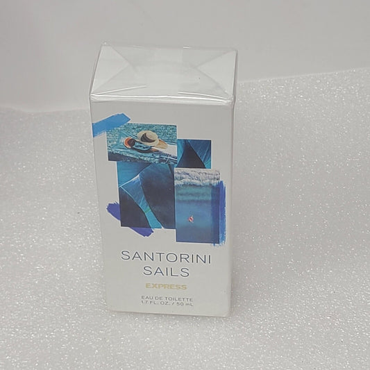 Express Santorini Sails Perfume 1.7 EDT Spray 50 ML Eau de Toilette Rare Sealed