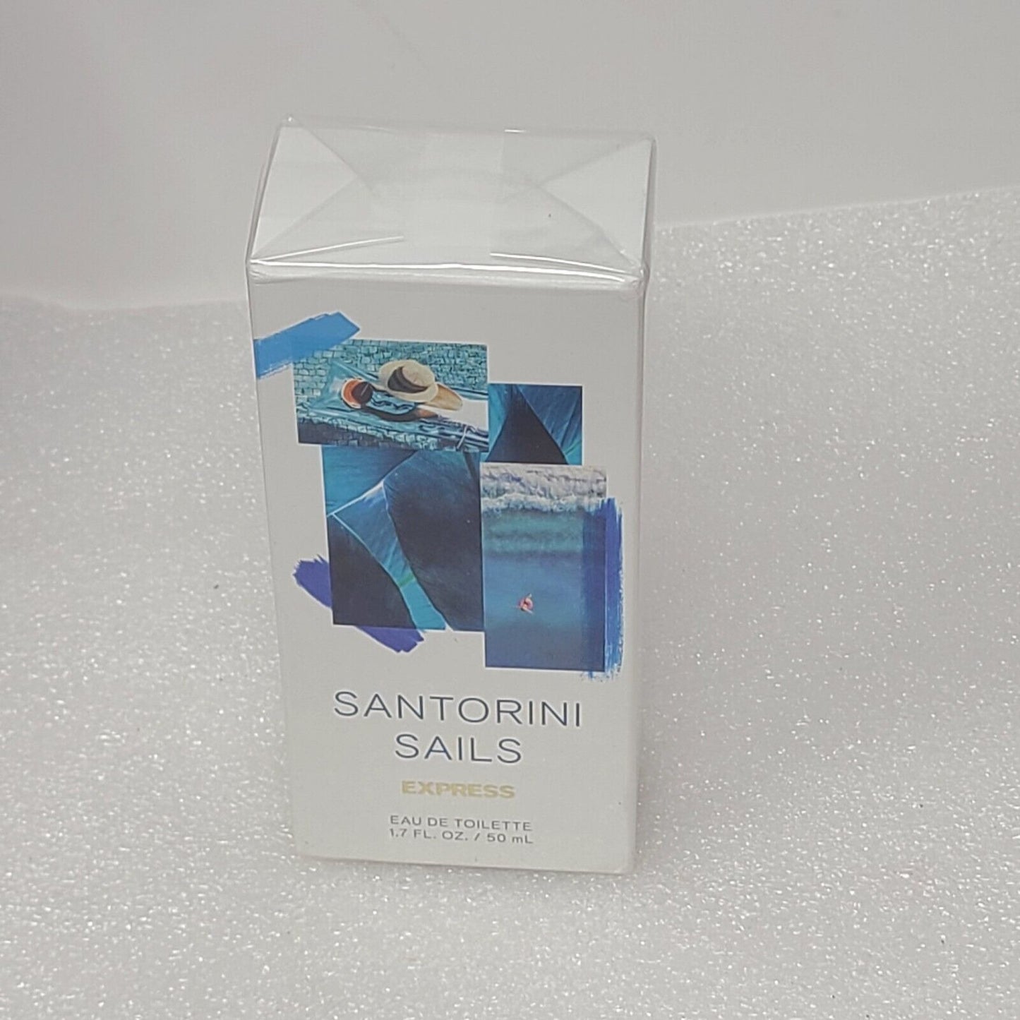 Express Santorini Sails Perfume 1.7 EDT Spray 50 ML Eau de Toilette Rare Sealed