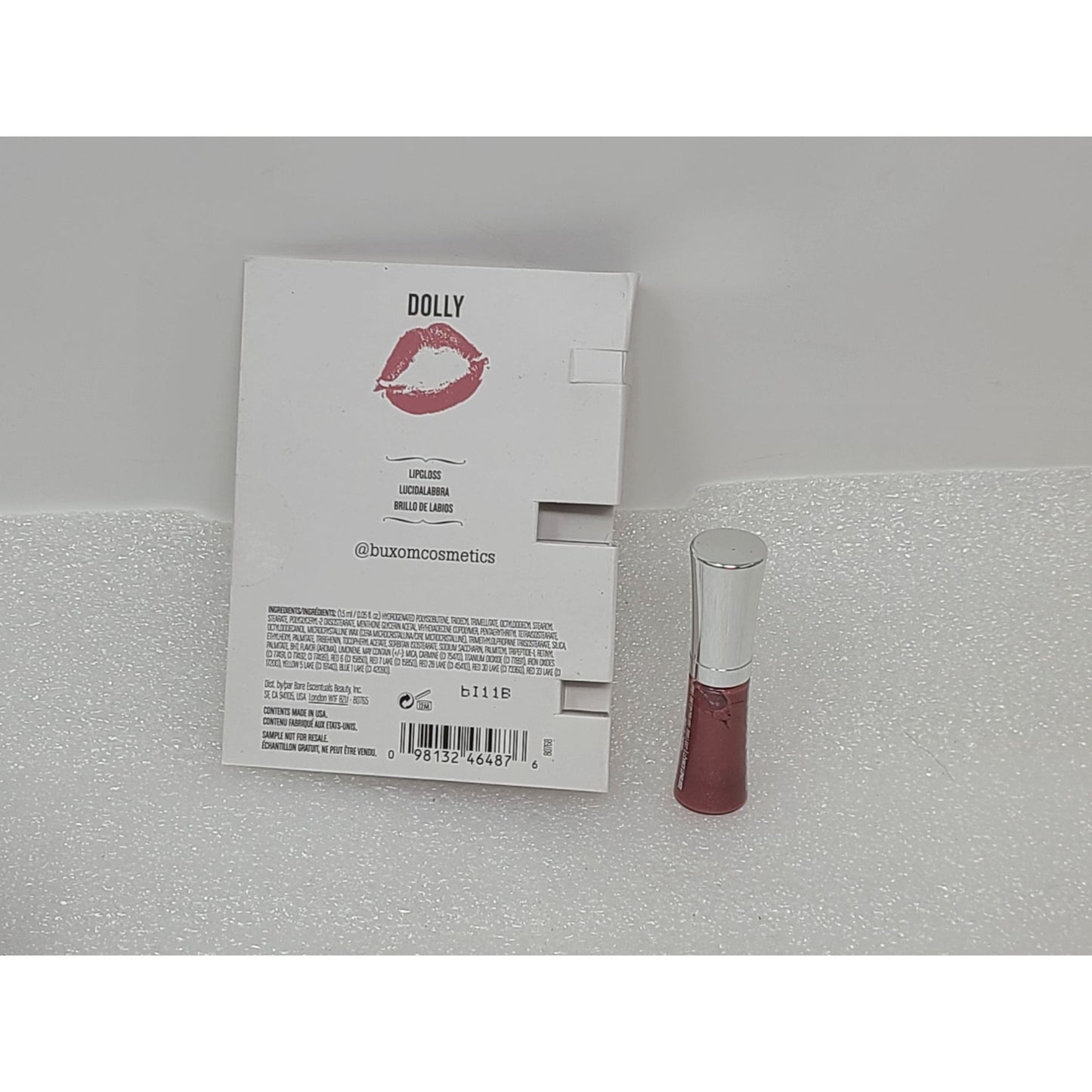 Buxom Full On Plumping Lip Polish Dolly .05 oz Travel Size