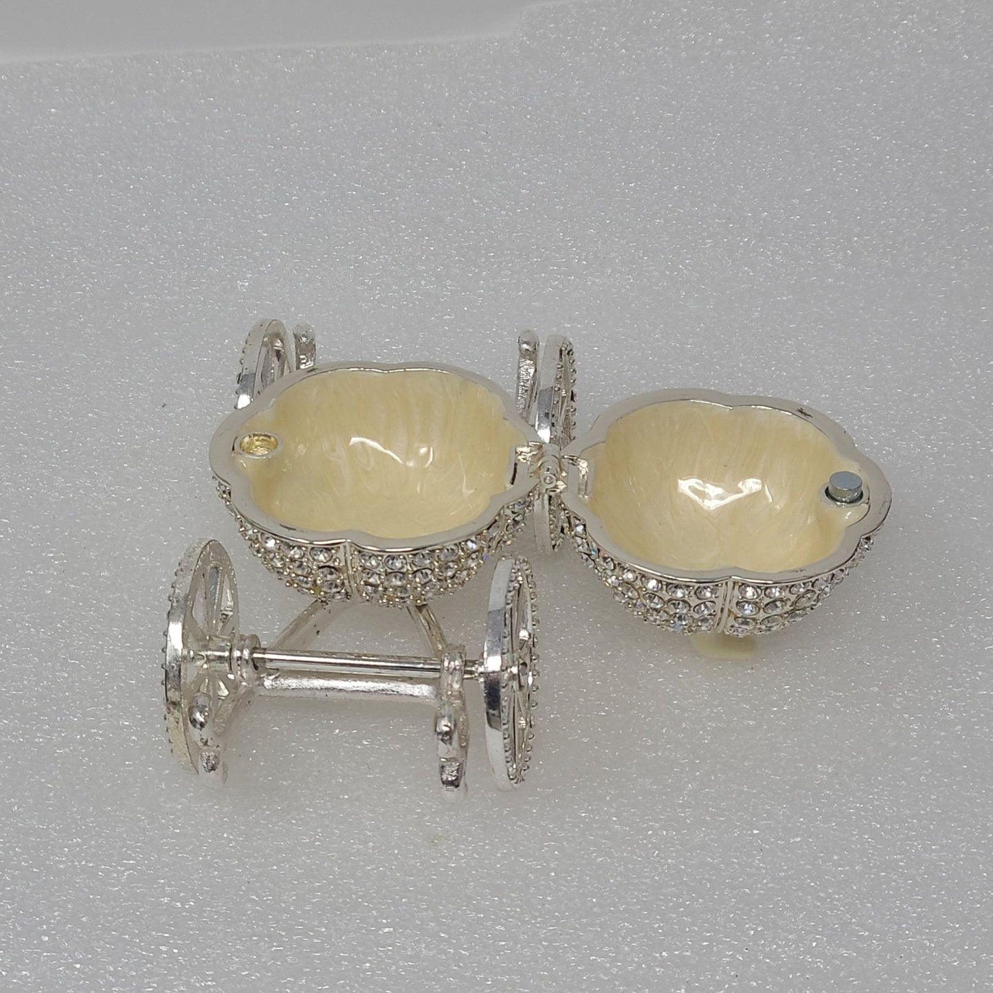 Juliana Crystal Pumpkin Carriage Trinket Jewelry Box