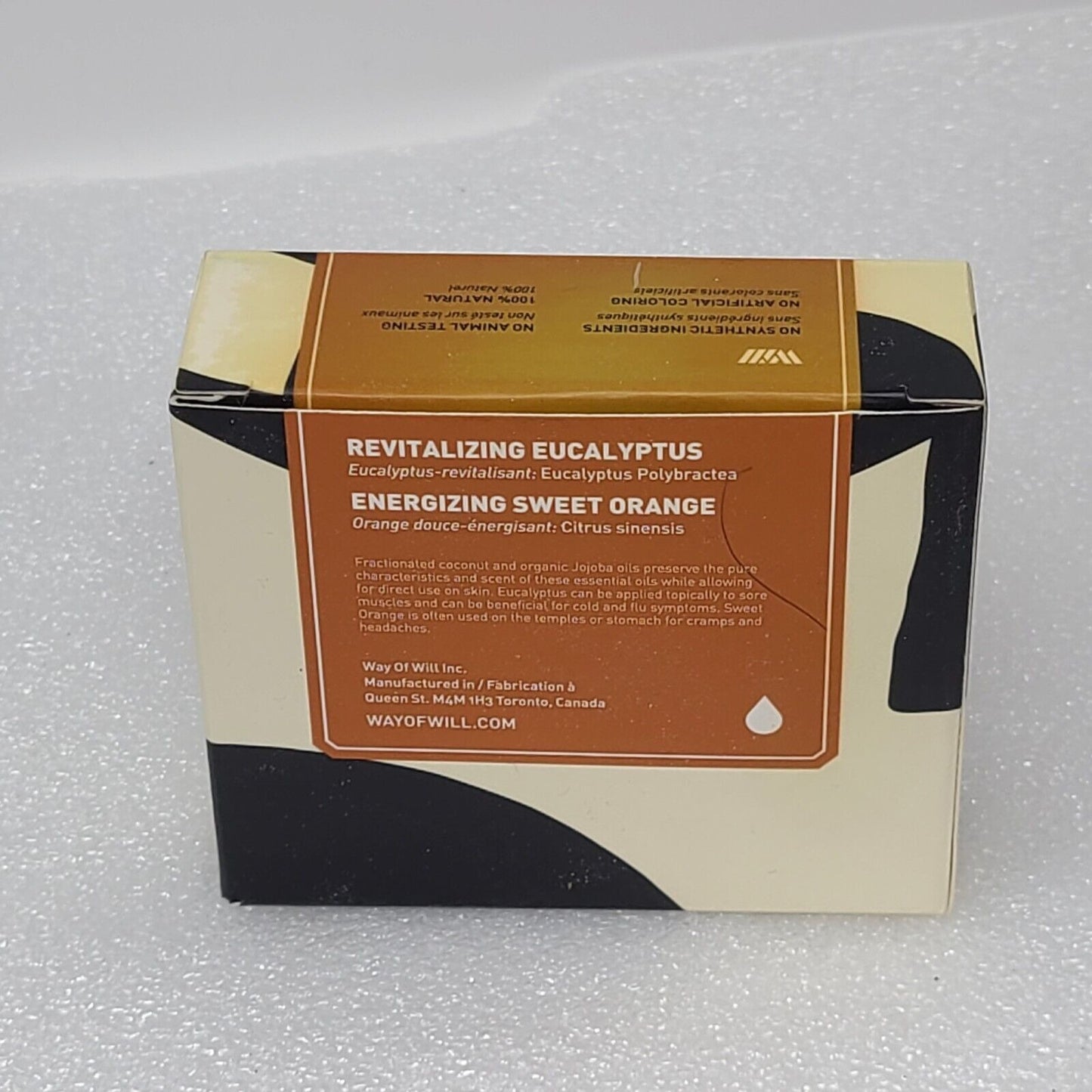 Way Of Will Elevate Essential Oil Set Sweet Orange Oil & Eucalyptus Oil